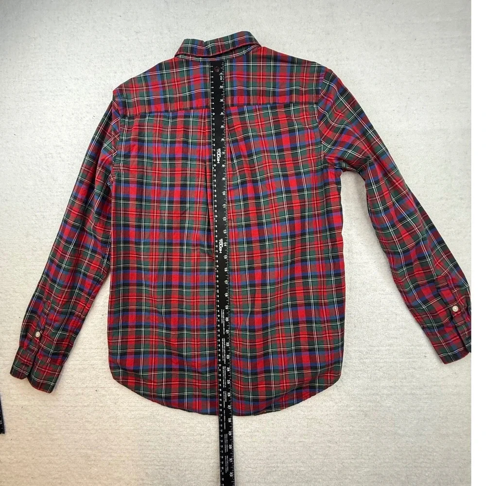 Ralph Lauren Kids Plaid Button Down Shirt‎ Long Sleeve XL 18-20 preppy academic